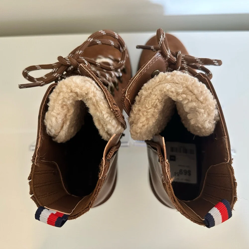 Tommy Hilfiger | Women's Lamere Suede Almond Toe Booties | 8 - Picture 5 of 7